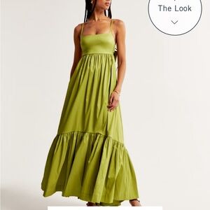 Abercrombie & Fitch Drama Bow-Back Taffeta Gown